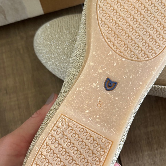 Rothy's Women's Beige Sparkle Flats - Picture 2 of 3